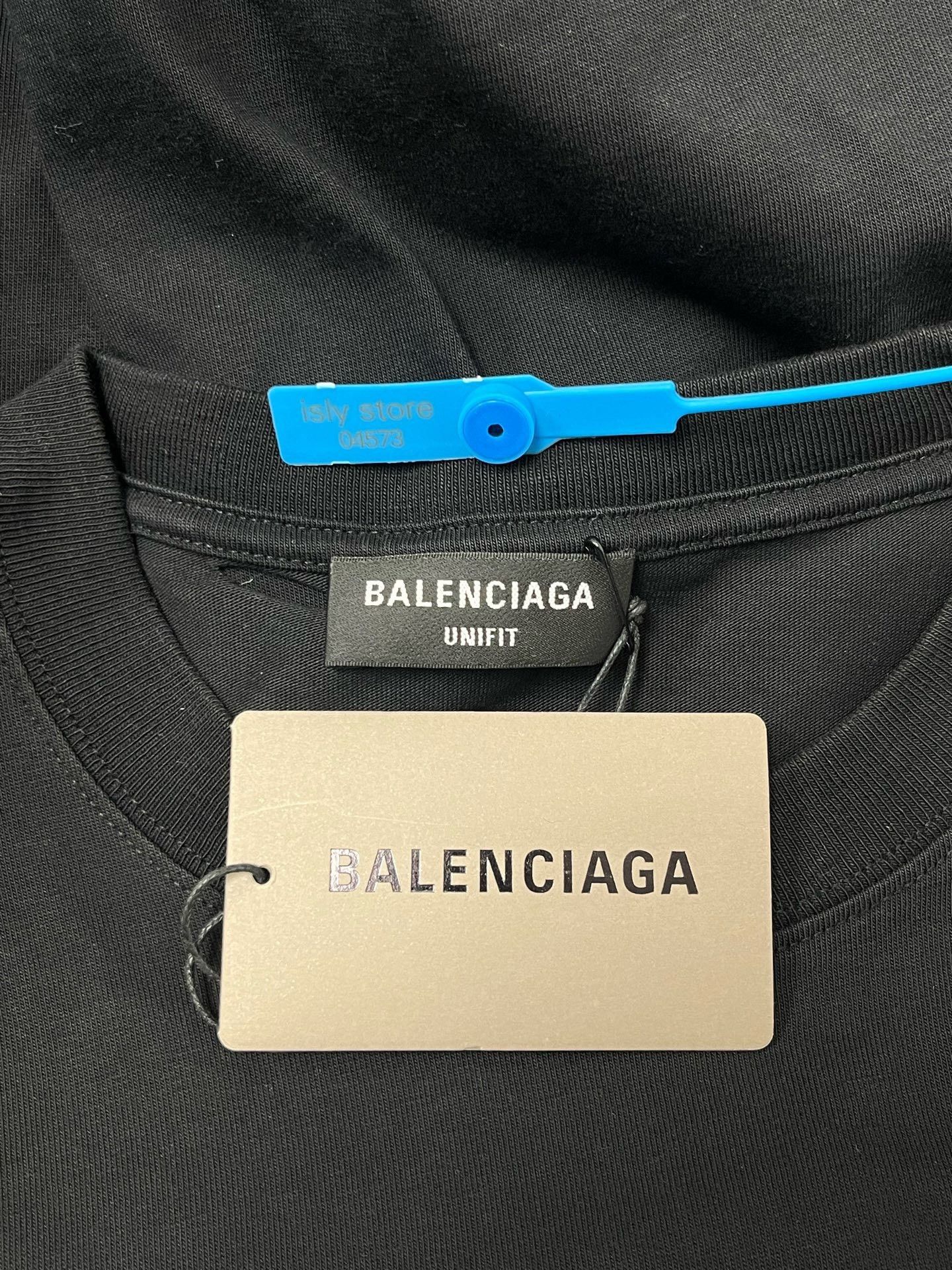 Balenciaga Balenciaga Logo Print Distressed Crew Neck T-shirt Size US XS / EU 42 / 0 - 5 Thumbnail