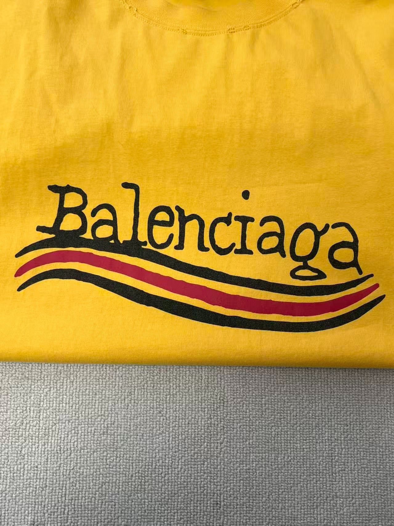 Balenciaga Balenciaga Logo Print Crewneck Short-Sleeve Tee Size XS / US 0-2 / IT 36-38 - 3 Thumbnail