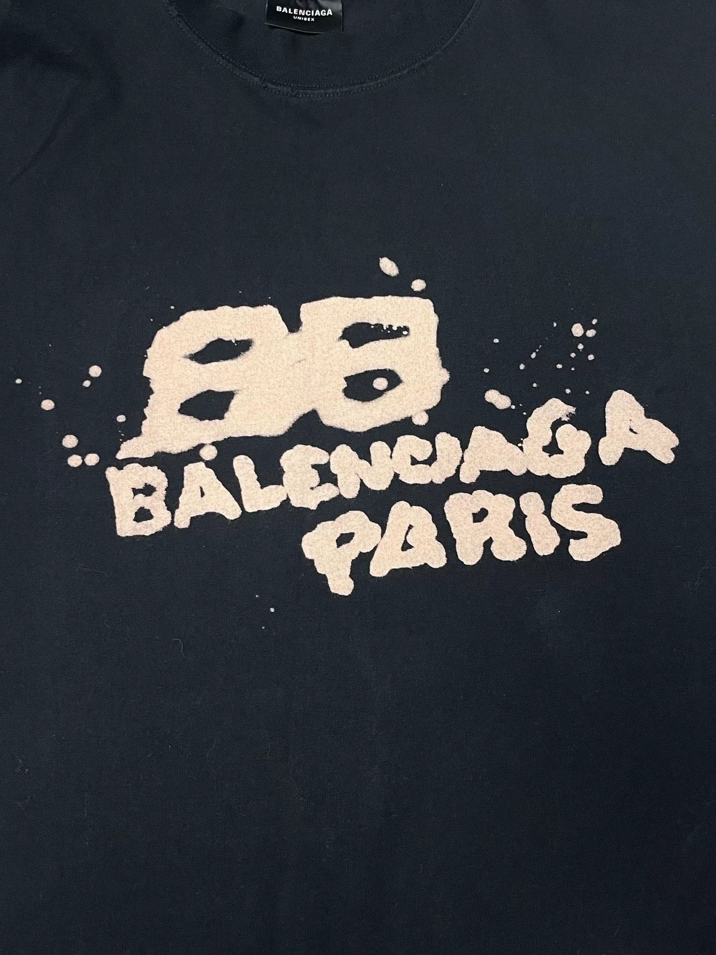 Balenciaga Balenciaga Logo Print Crewneck Short-Sleeve T-Shirt Size US M / EU 48-50 / 2 - 3 Thumbnail