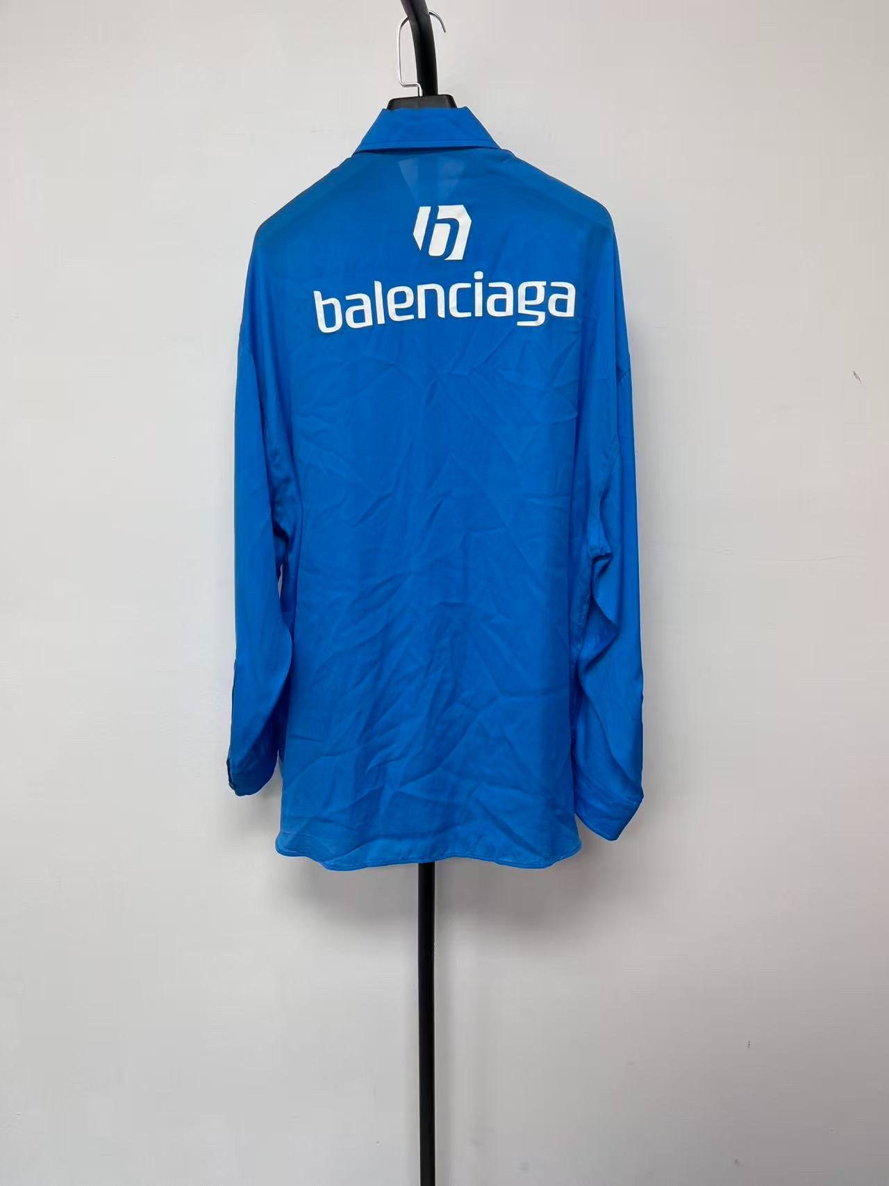 Balenciaga Balenciaga Women's Silk Letter Long-Sleeve Shirt Size XS / US 0-2 / IT 36-38 - 2 Thumbnail