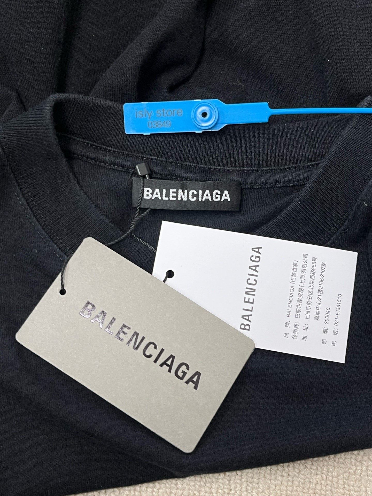 Balenciaga Balenciaga Men's Printed Oversized Crew Neck T-Shirt Size US XS / EU 42 / 0 - 5 Thumbnail
