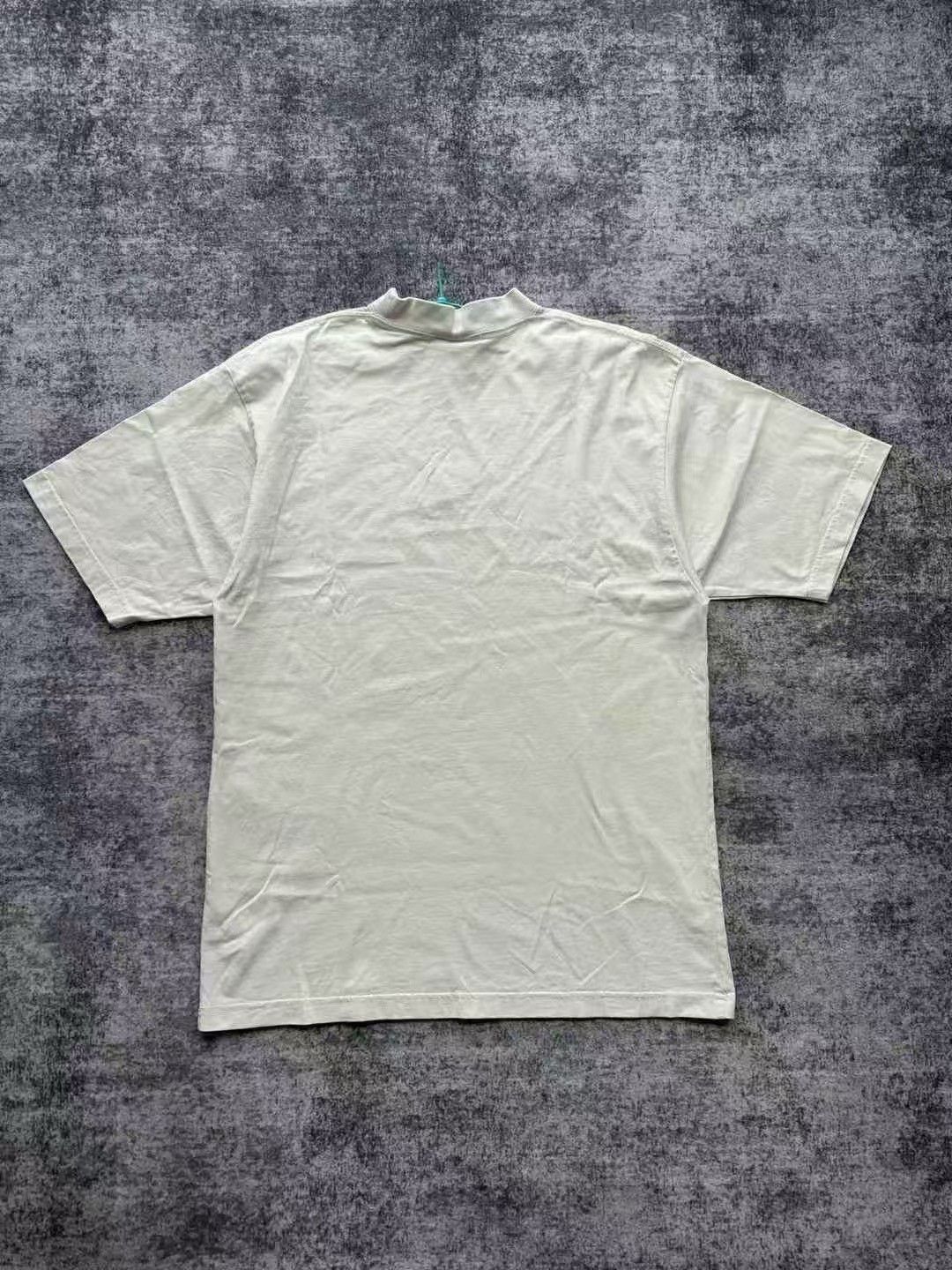 Balenciaga Balenciaga Beige Double B Embroidered Short Sleeve Size US XS / EU 42 / 0 - 2 Thumbnail