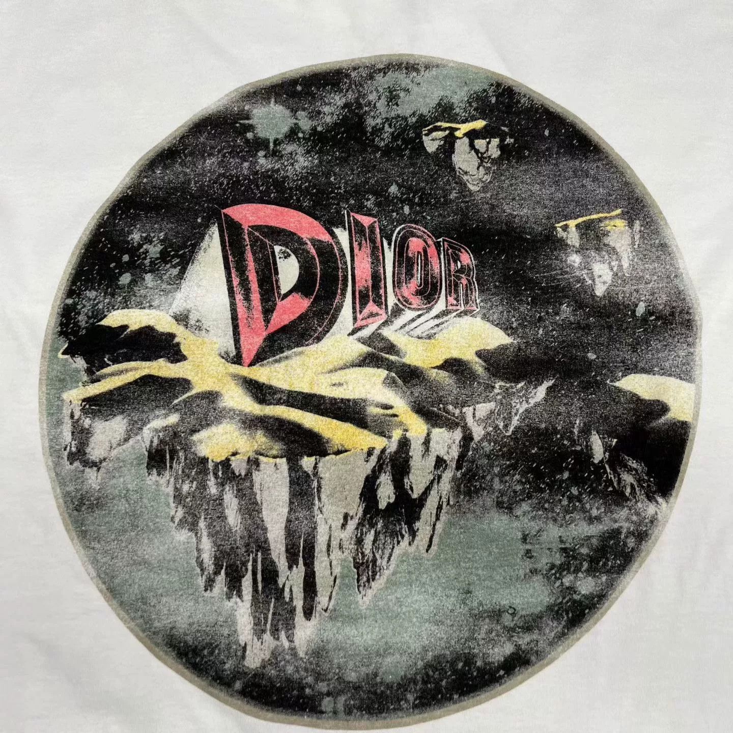 Dior DIOR Space Distressed Print Short Sleeve Size US XXL / EU 58 / 5 - 3 Thumbnail