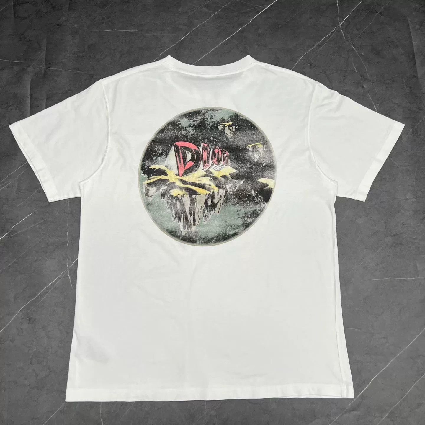 Dior DIOR Space Distressed Print Short Sleeve Size US XXL / EU 58 / 5 - 2 Thumbnail