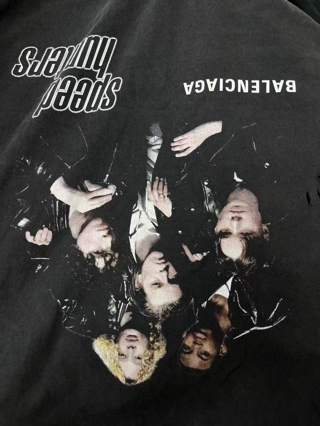 Balenciaga Balenciaga Inverted Logo Speed Hunter T-shirt Size US M / EU 48-50 / 2 - 3 Thumbnail