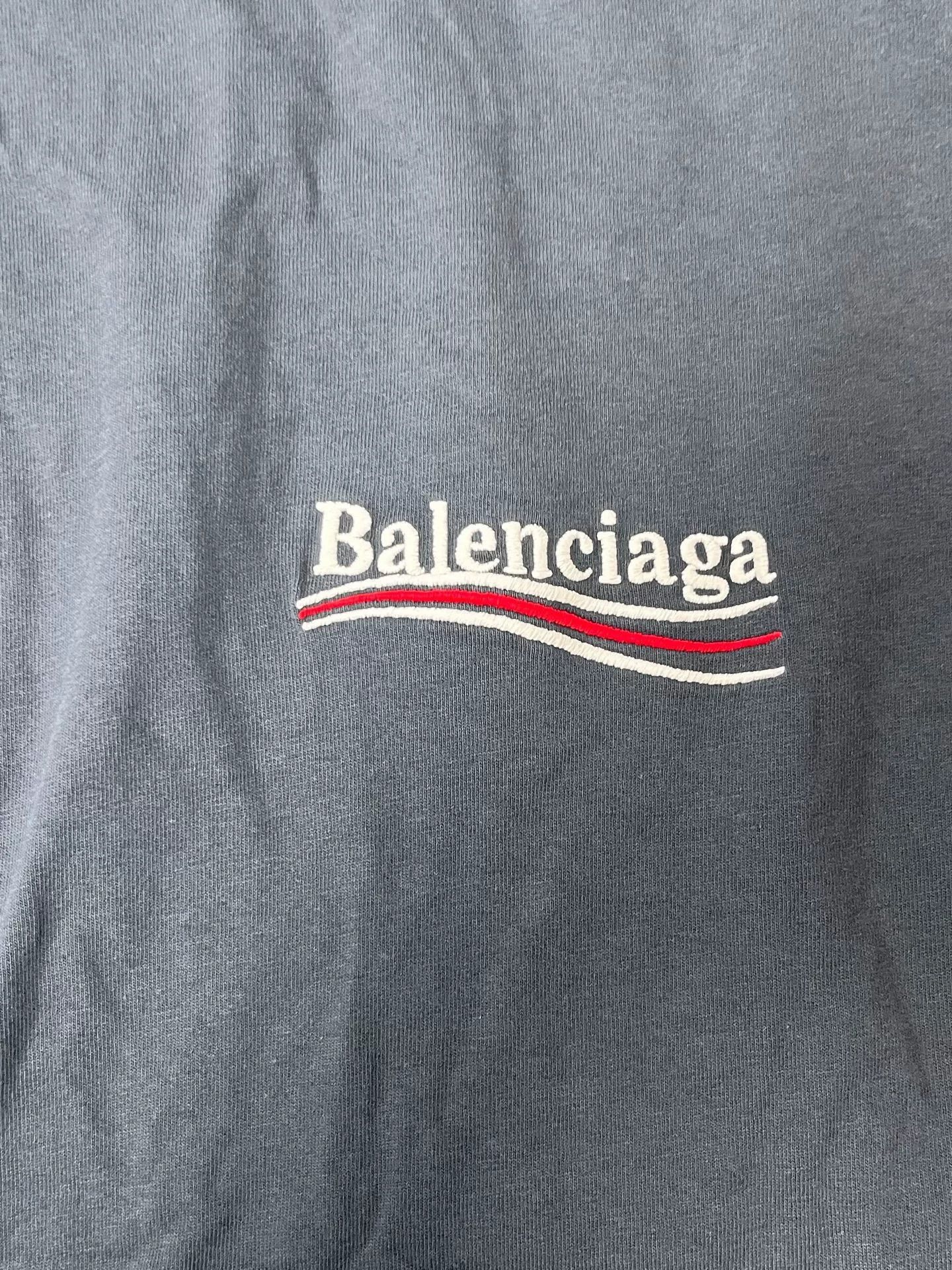 Balenciaga Balenciaga Cotton Double Layer Oversized T-shirt Size US M / EU 48-50 / 2 - 3 Thumbnail