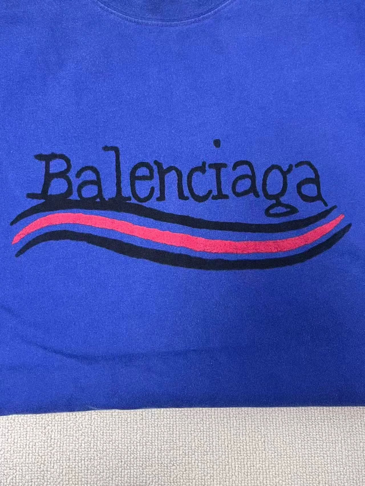 Balenciaga Balenciaga Logo Print Drop Shoulder T-Shirt Men Size US S / EU 44-46 / 1 - 3 Thumbnail
