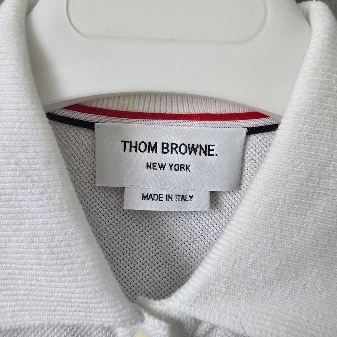 Thom Browne Thom Browne Paneled Logo Pleated Cotton Dress Size S / US 4 / IT 40 - 3 Thumbnail