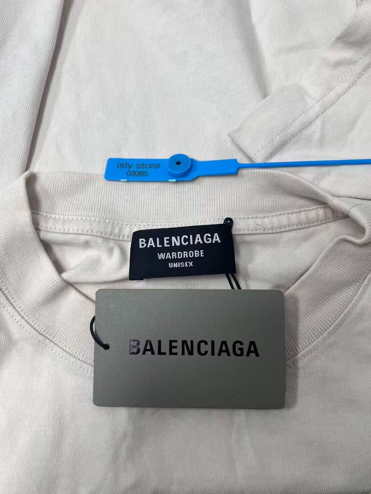 Balenciaga Balenciaga Logo Print Oversized Men's T-Shirt Size US L / EU 52-54 / 3 - 5 Thumbnail
