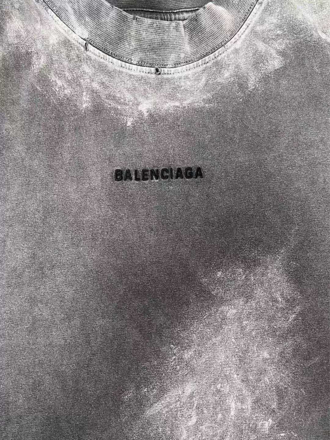 Balenciaga Balenciaga Logo Embroidery Crewneck Short-Sleeve T-Shirt Size US S / EU 44-46 / 1 - 3 Thumbnail