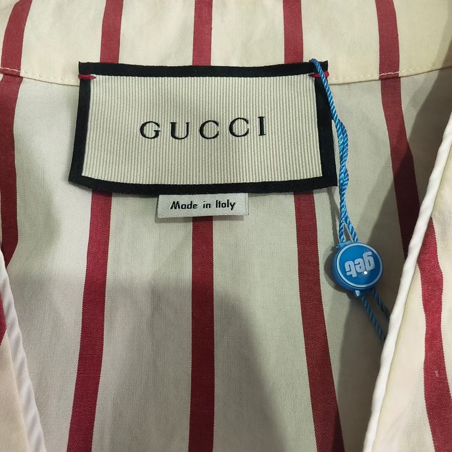 Gucci Gucci Striped Baseball Short-Sleeve Shirt Size US S / EU 44-46 / 1 - 3 Thumbnail