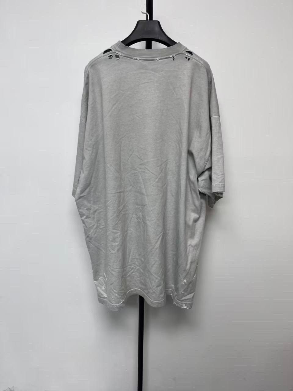 Balenciaga Balenciaga Metallica Lightning Print Crewneck T-Shirt Size US XL / EU 56 / 4 - 2 Thumbnail
