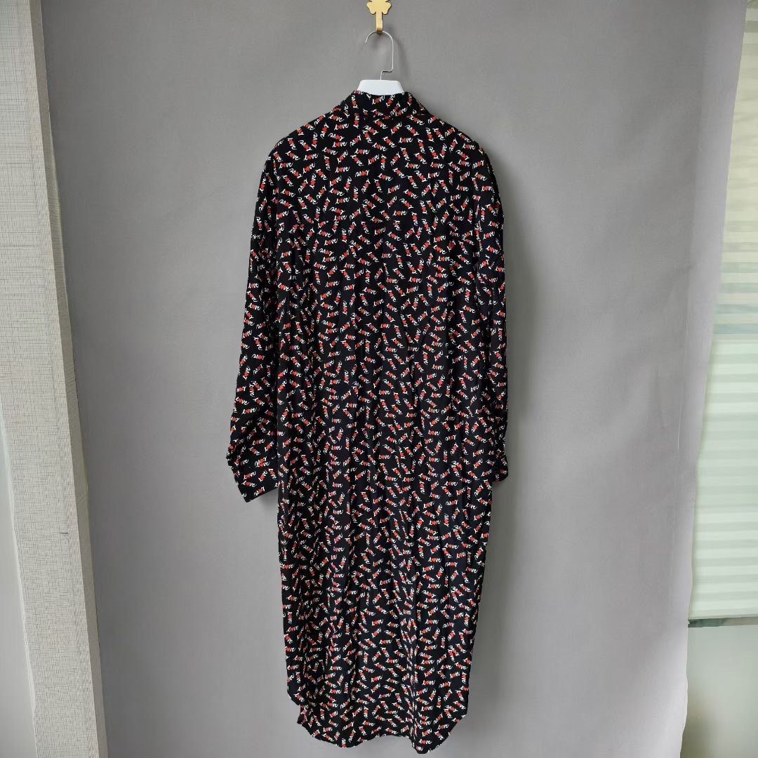 Givenchy Givenchy Black Love Print Dress Size XXS / US 00 / IT 34 - 2 Thumbnail