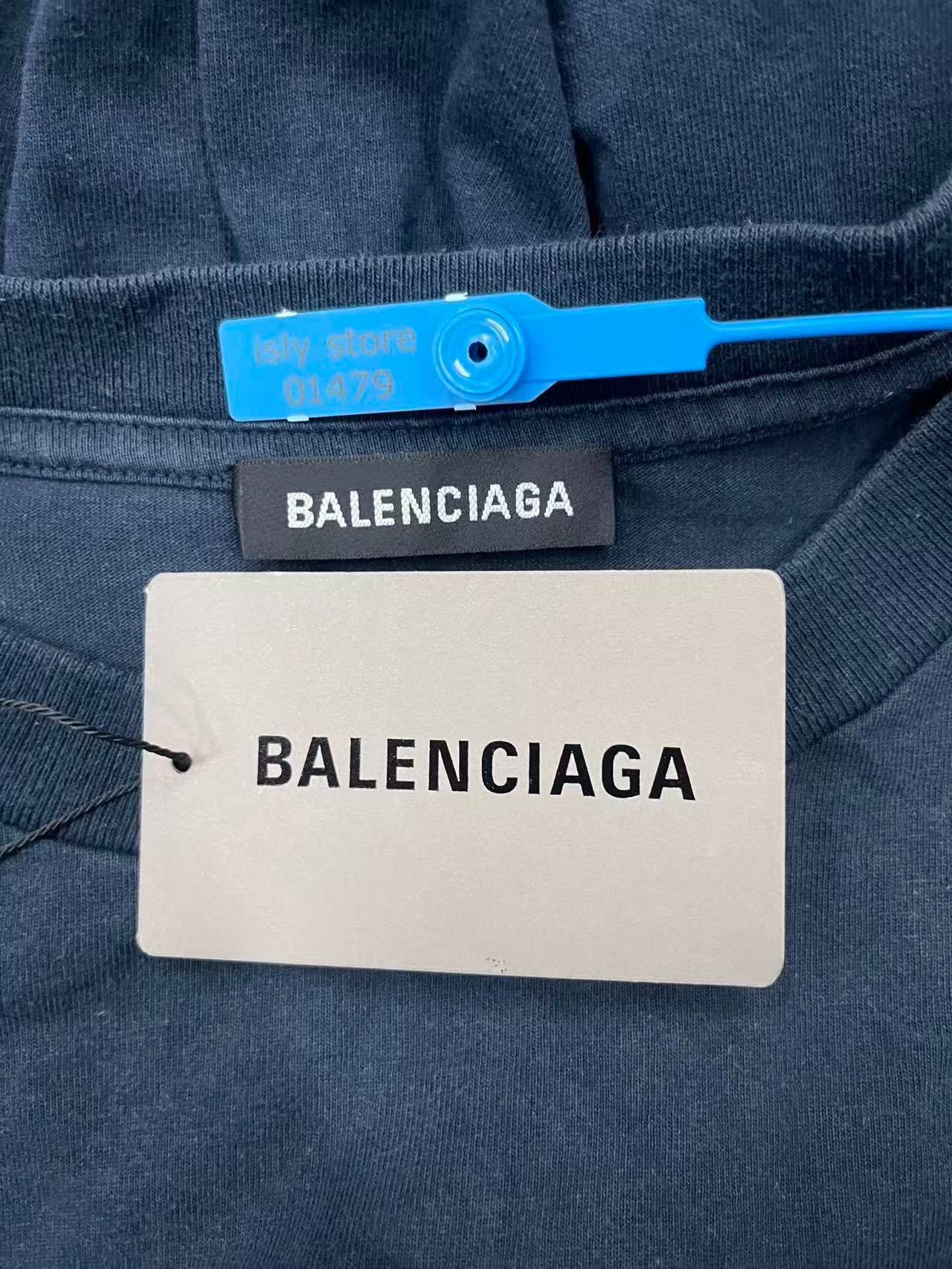 Balenciaga Balenciaga Solid Logo Print Casual T-Shirt Size US M / EU 48-50 / 2 - 4 Thumbnail