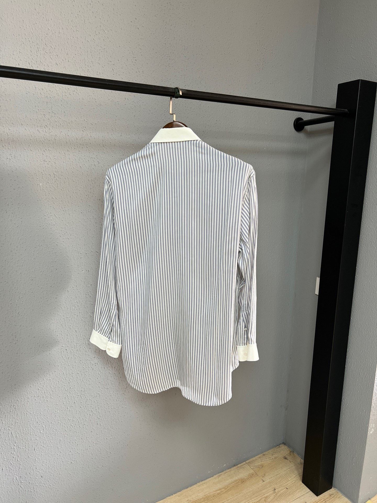 Celine Celine Arc de Triomphe Striped Shirt Size XS / US 0-2 / IT 36-38 - 2 Thumbnail