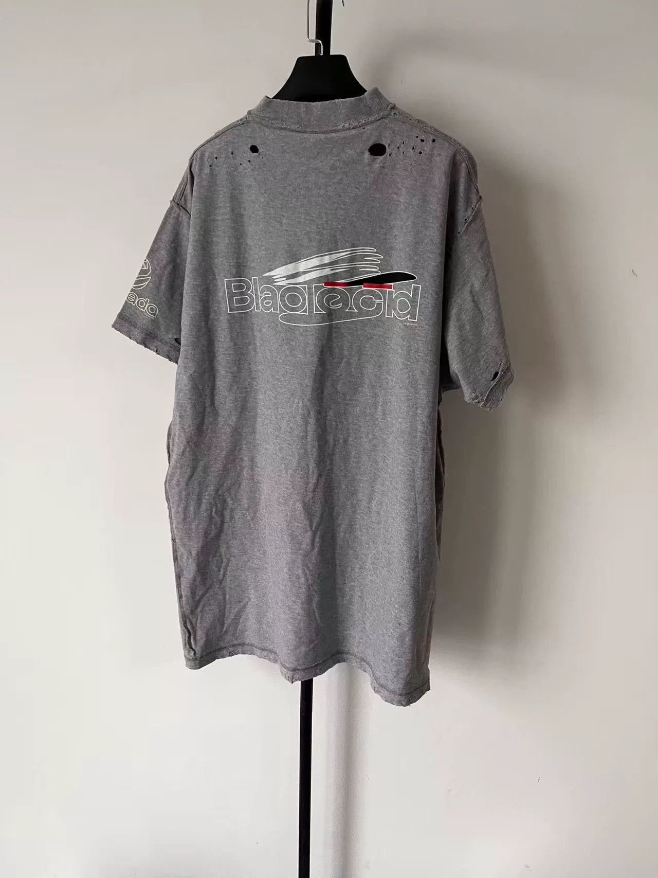 Balenciaga Balenciaga Logo Print Crewneck Oversized T-Shirt Size US S / EU 44-46 / 1 - 2 Thumbnail