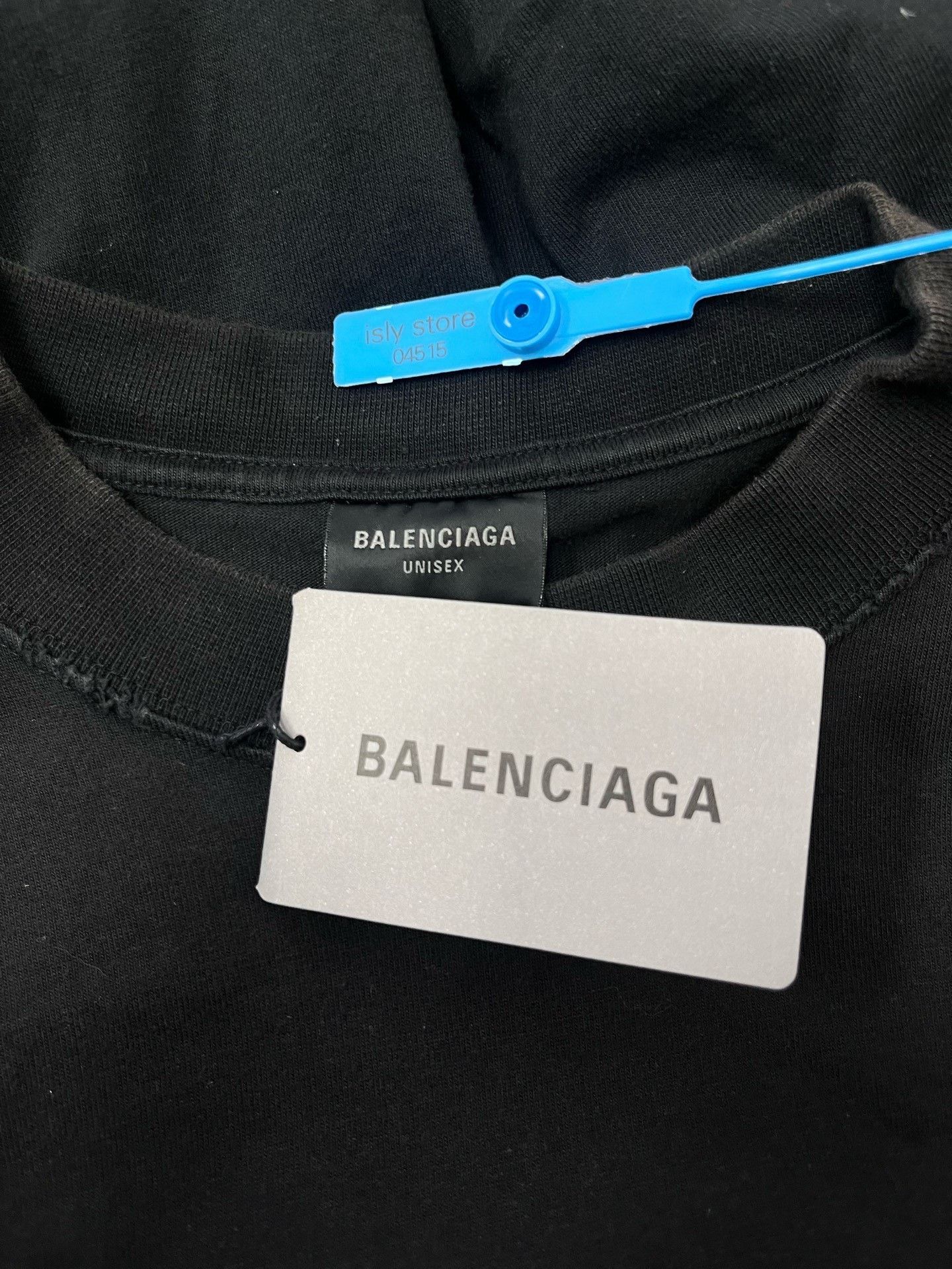 Balenciaga Balenciaga Solid Logo Embroidered Crewneck Oversized Unisex T-Shirt Size US L / EU 52-54 / 3 - 5 Thumbnail