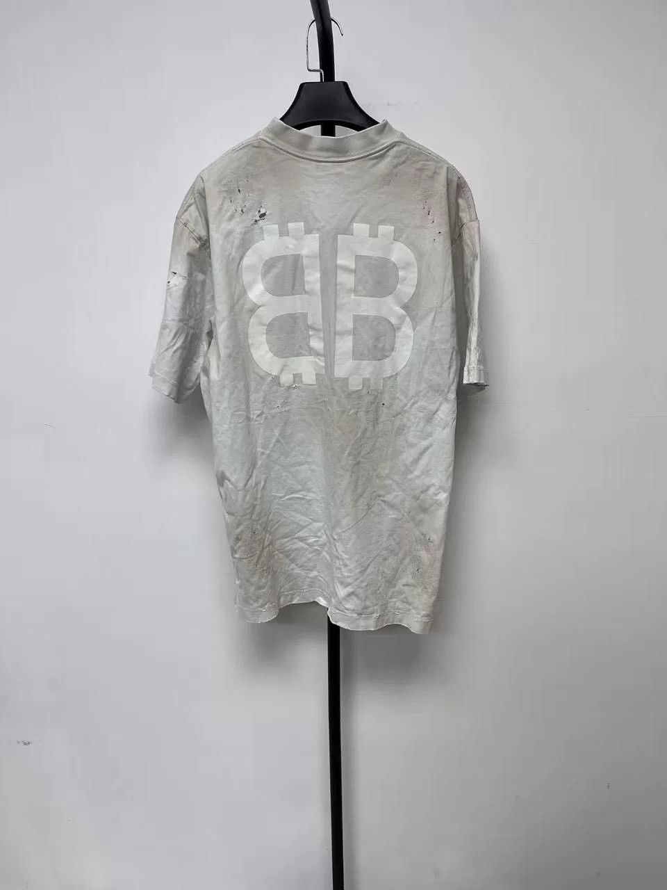 Balenciaga Balenciaga Logo Print Crewneck Short Sleeve T-Shirt Size XXS / US 00 / IT 34 - 2 Thumbnail