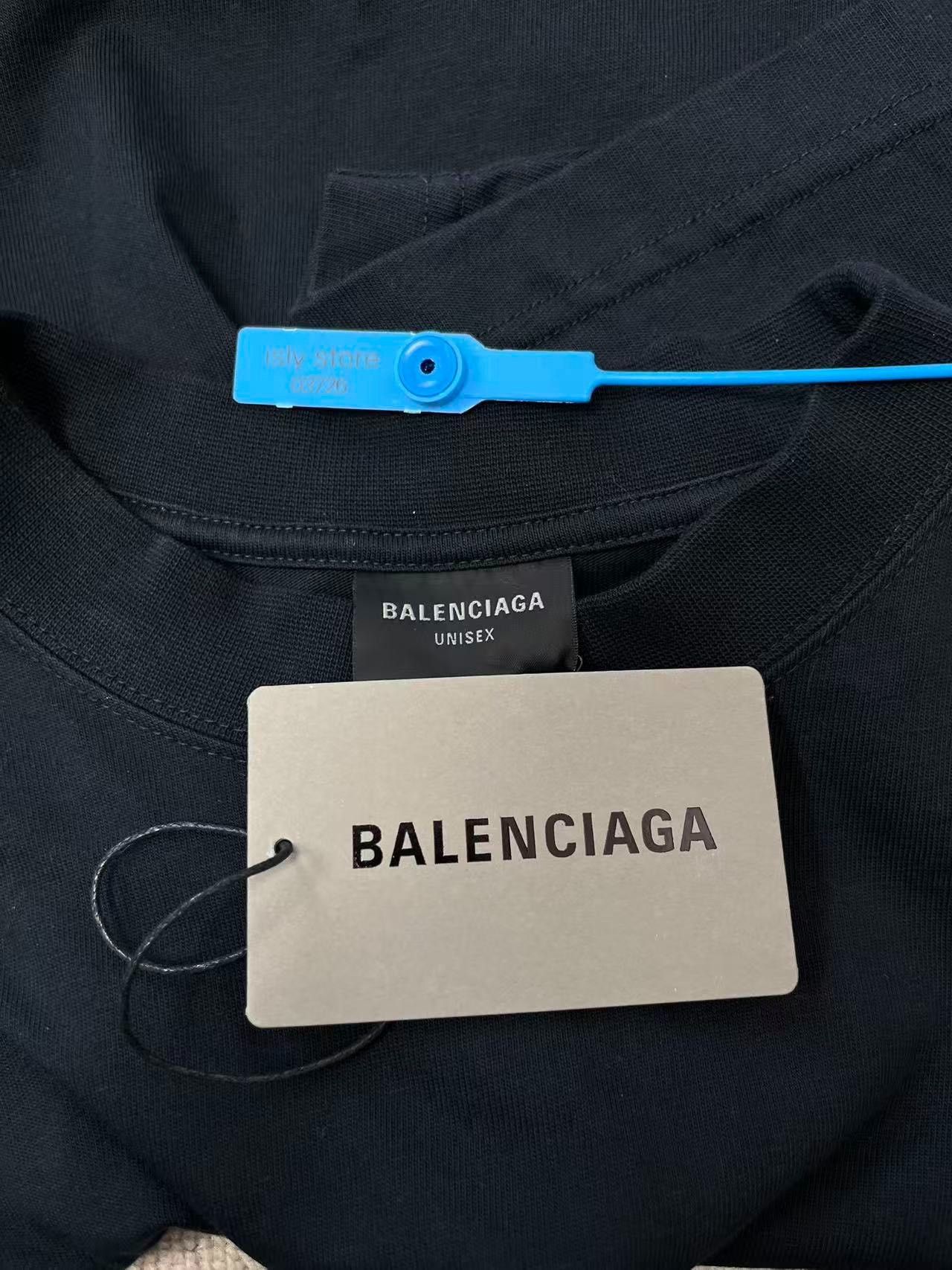 Balenciaga Balenciaga Logo Oversized Drop Shoulder T-Shirt Women's Size XS / US 0-2 / IT 36-38 - 5 Thumbnail
