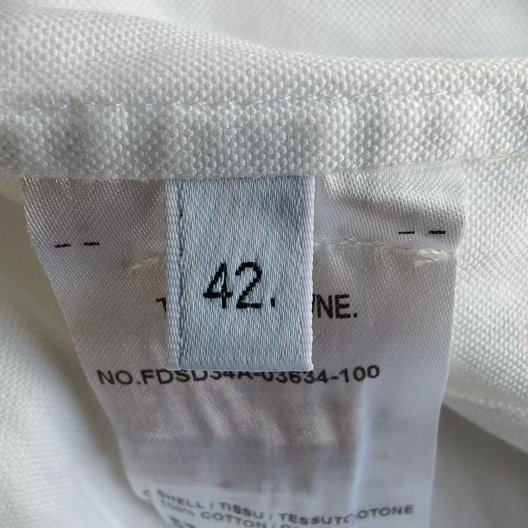 Thom Browne Thom Browne Irregular Hem Cotton Shirt Women Size M / US 6-8 / IT 42-44 - 4 Thumbnail