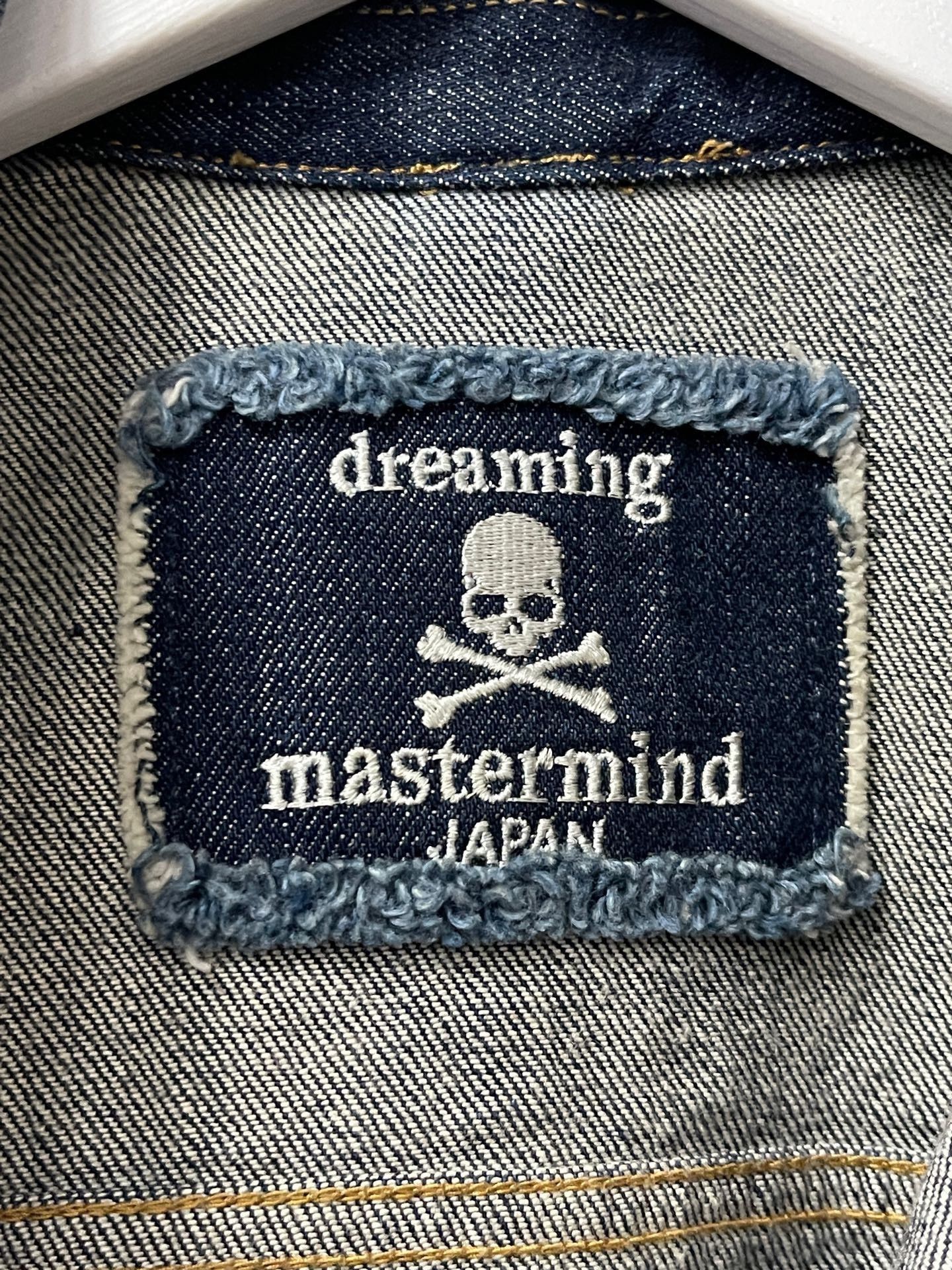Mastermind Japan Mastermind Japan MMJ Gold Thread Denim Jacket Size US XS / EU 42 / 0 - 6 Thumbnail