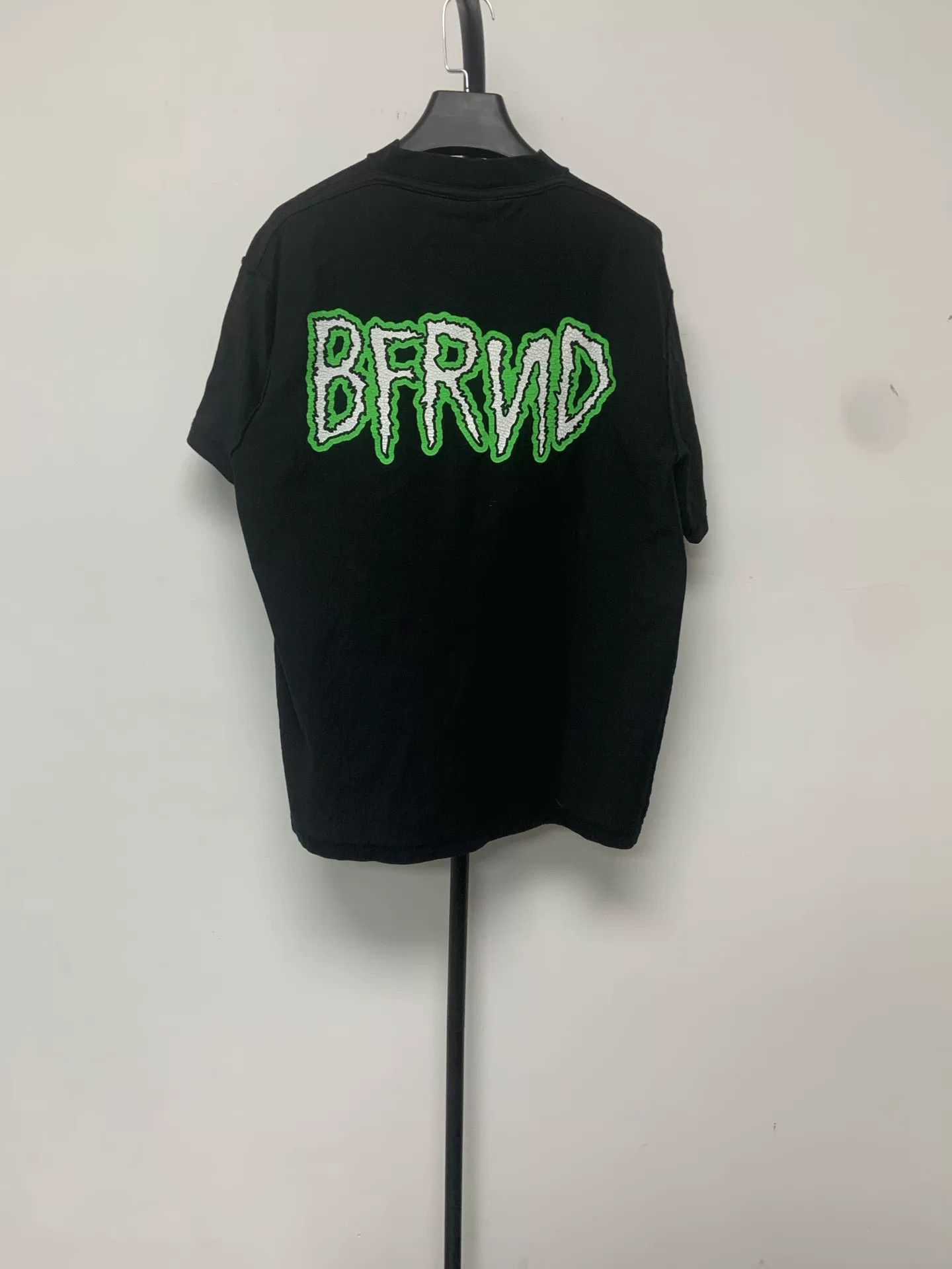Balenciaga Balenciaga BFRND Logo Print Crew Neck T-Shirt Size US L / EU 52-54 / 3 - 2 Thumbnail