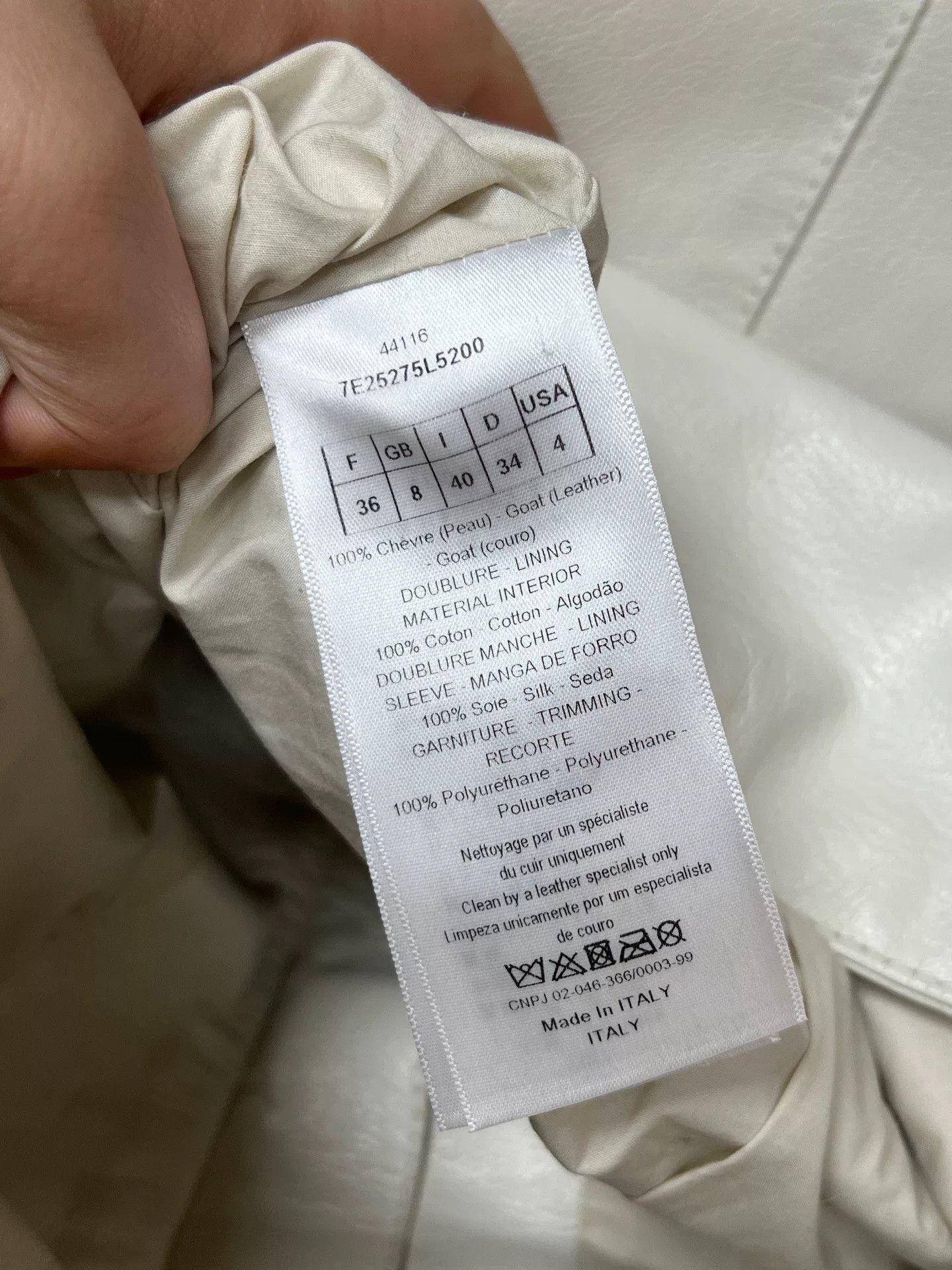 Dior Dior Quilted Leather Jacket Size XS / US 0-2 / IT 36-38 - 4 Thumbnail