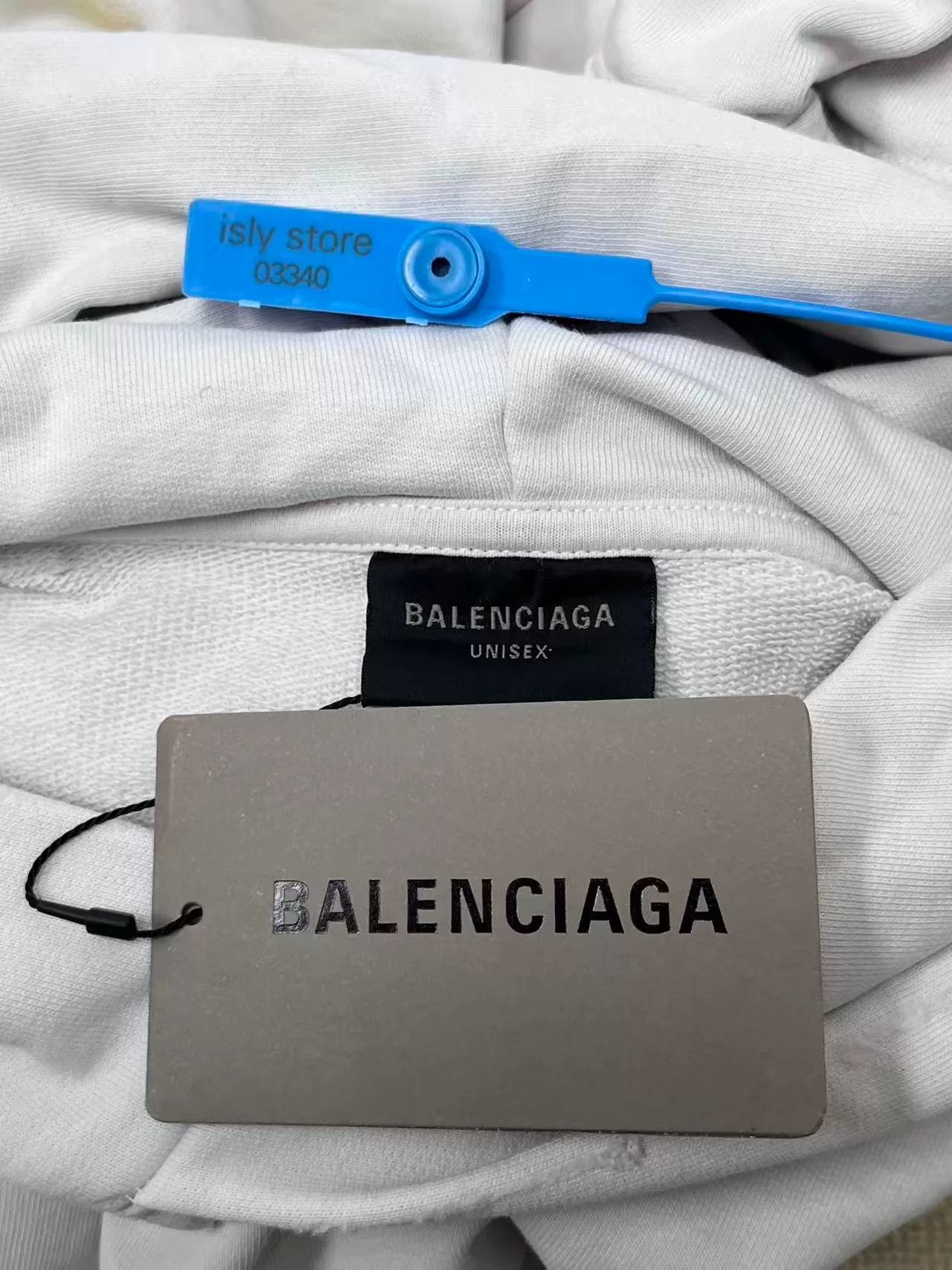 Balenciaga Balenciaga Distressed Logo Print Oversized Hoodie Size US M / EU 48-50 / 2 - 5 Thumbnail