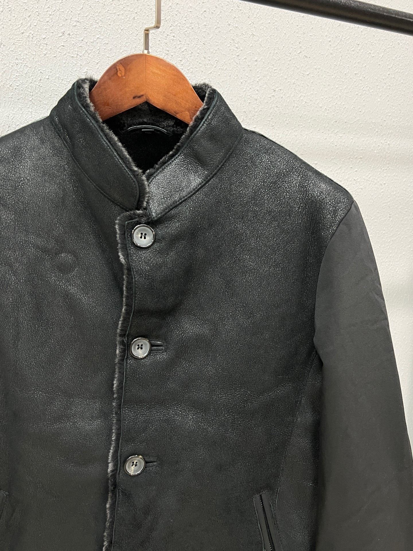 Giorgio Armani Giorgio Armani Spliced Fur Leather Size US M / EU 48-50 / 2 - 3 Thumbnail