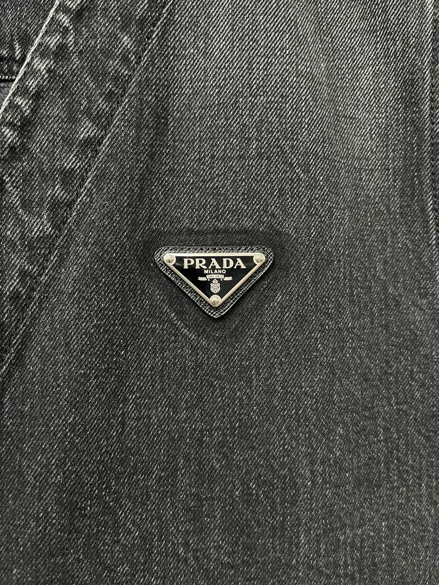Prada Prada Triangle Logo Denim Vest Size US L / EU 52-54 / 3 - 5 Thumbnail
