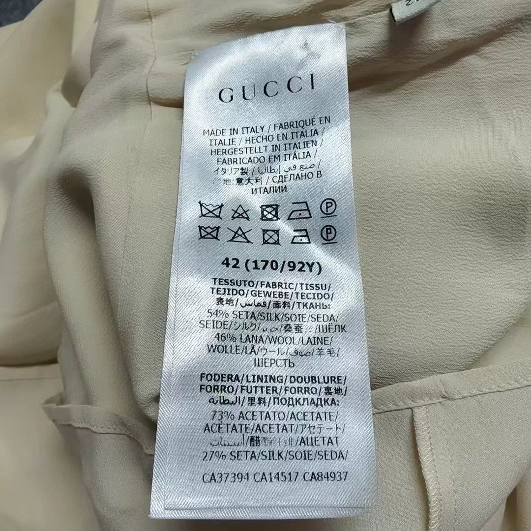 Gucci Gucci Silk/Wool Double G Gold Buckle Sleeveless Dress Size M / US 6-8 / IT 42-44 - 5 Thumbnail