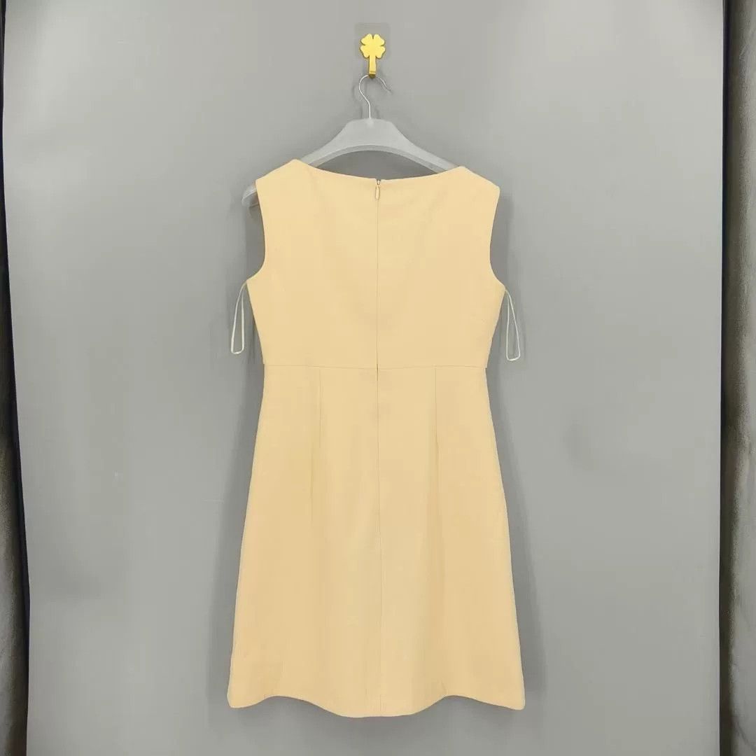 Gucci Gucci Silk/Wool Double G Gold Buckle Sleeveless Dress Size M / US 6-8 / IT 42-44 - 2 Thumbnail