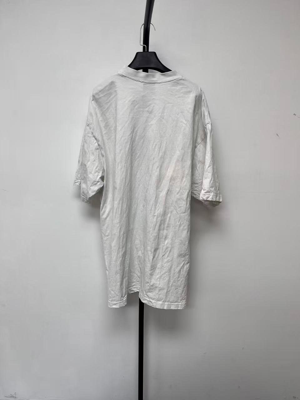 Balenciaga Balenciaga Logo Print Round Neck T-Shirt Size US XL / EU 56 / 4 - 2 Thumbnail