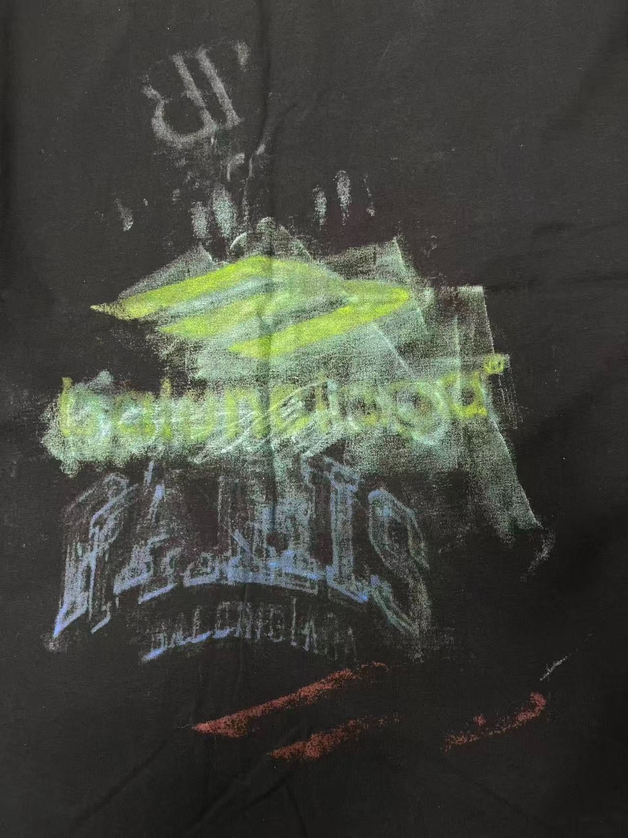 Balenciaga Balenciaga Faded Crew Neck Printed T-Shirt Women Size M / US 6-8 / IT 42-44 - 3 Thumbnail