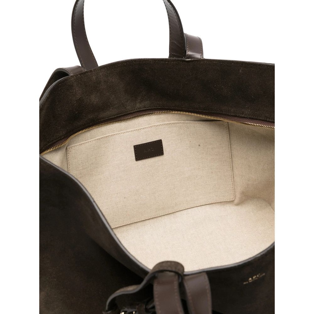 A.P.C. A.p.c. BROWN Tote Bags Size ONE SIZE - 3 Thumbnail