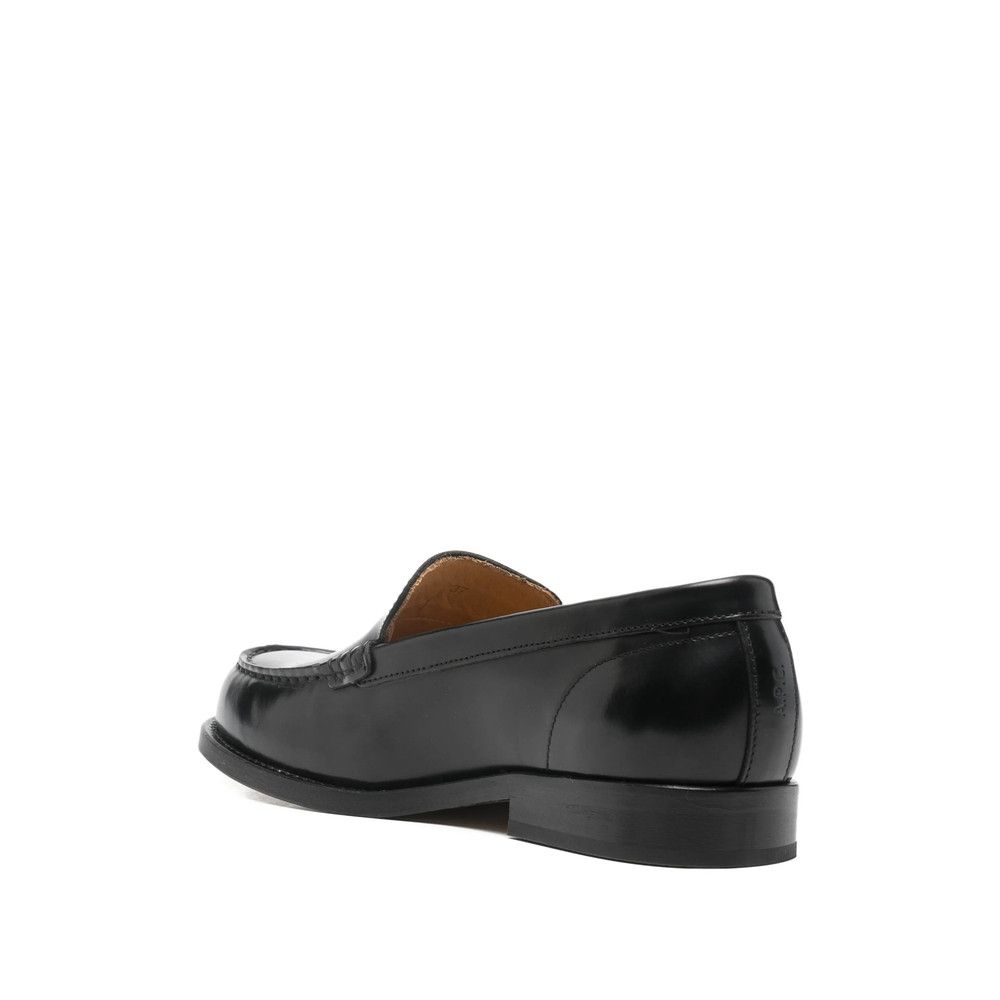 A.P.C. A.p.c. BLACK Loafers Size US 10 / IT 40 - 4 Thumbnail