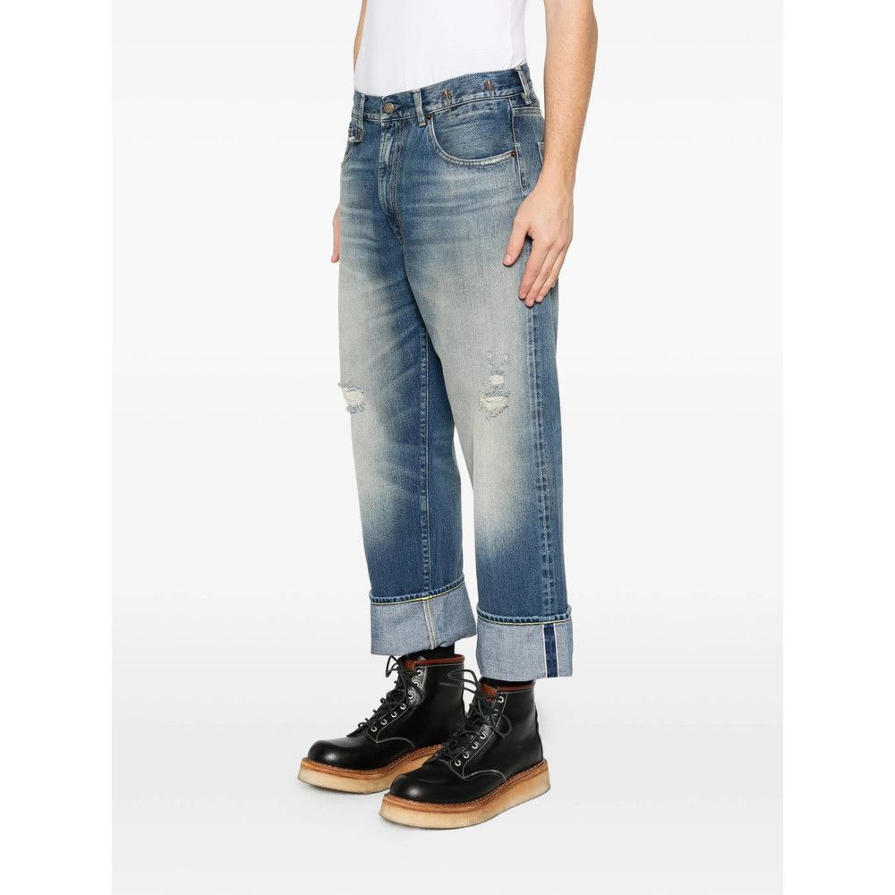 R13 R13 BLUE Denim - Cropped Jeans Size US 34 / EU 50 - 2 Thumbnail