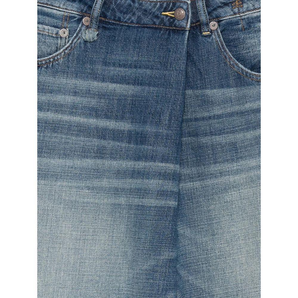 R13 R13 BLUE Denim - Bootcut Jeans Size 24" / US 00 / IT 34 - 2 Thumbnail
