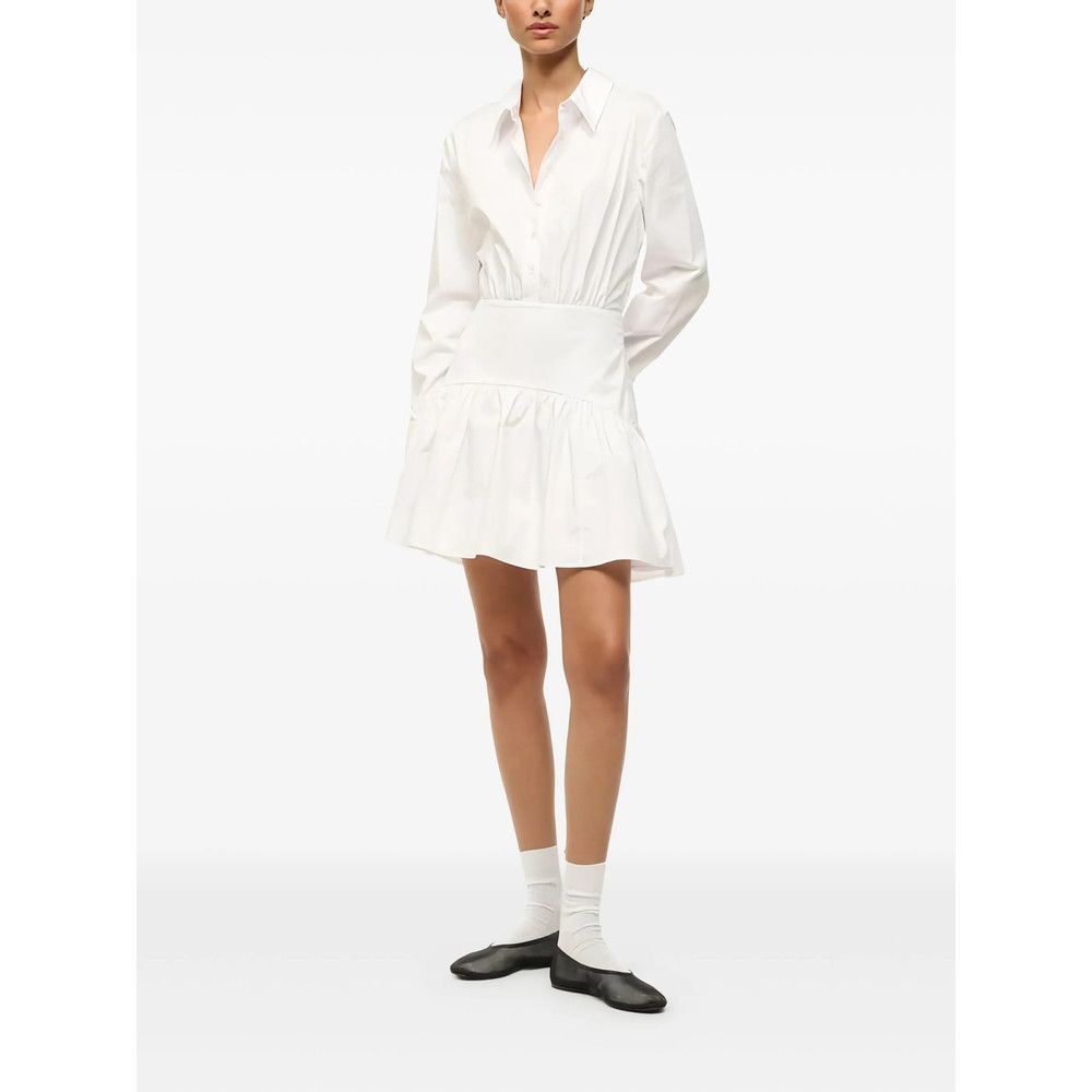 Staud Staud WHITE Dresses - Day Dresses Size XL / US 12-14 / IT 48-50 - 2 Thumbnail
