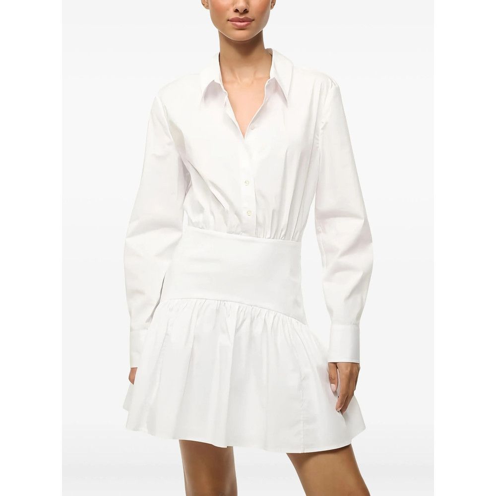 Staud Staud WHITE Dresses - Day Dresses Size XL / US 12-14 / IT 48-50 - 4 Thumbnail