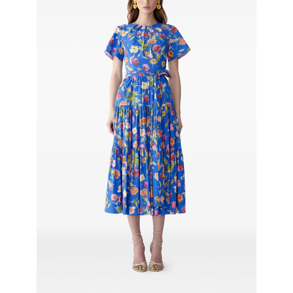 Carolina Herrera Carolina Herrera BLUE Dresses - Day Dresses Size XL / US 12-14 / IT 48-50 - 4 Thumbnail