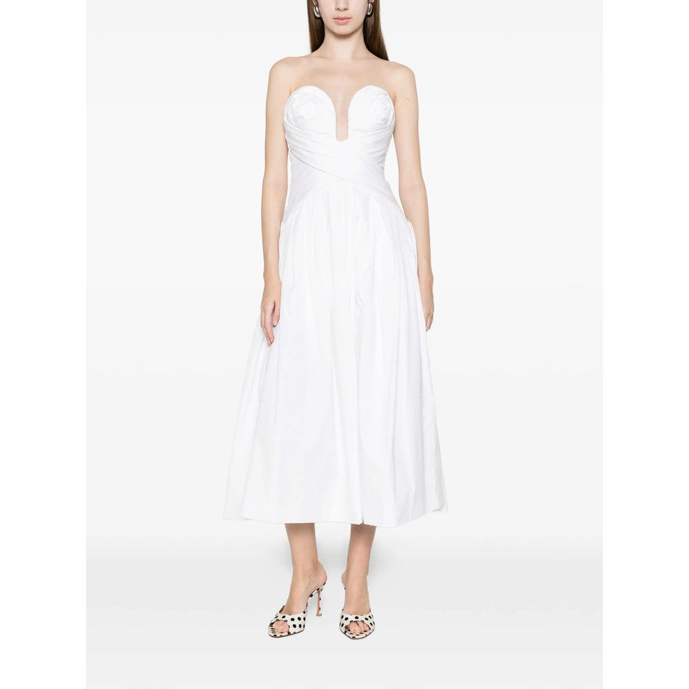 Carolina Herrera Carolina Herrera WHITE Dresses - Evening Dresses Size XL / US 12-14 / IT 48-50 - 4 Thumbnail