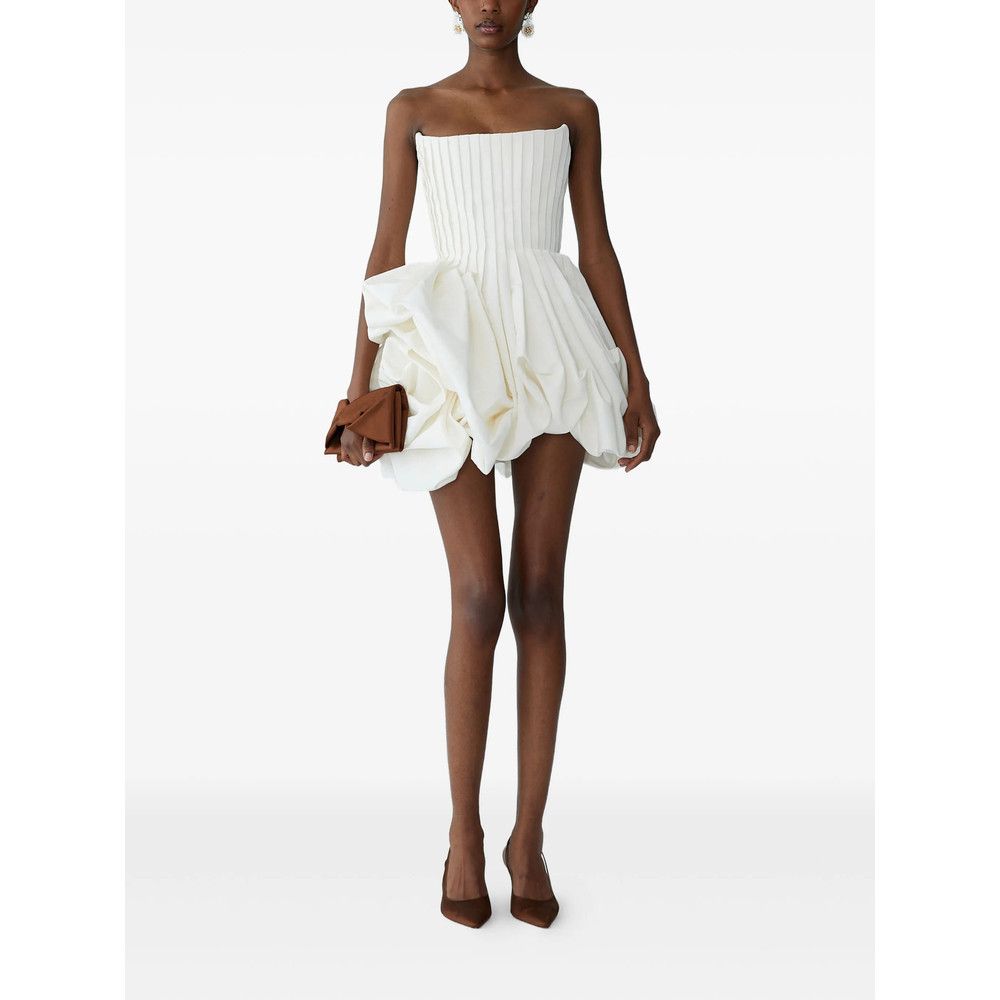Carolina Herrera Carolina Herrera NEUTRALS Dresses - Cocktail & Party Dresses Size M / US 6-8 / IT 42-44 - 2 Thumbnail