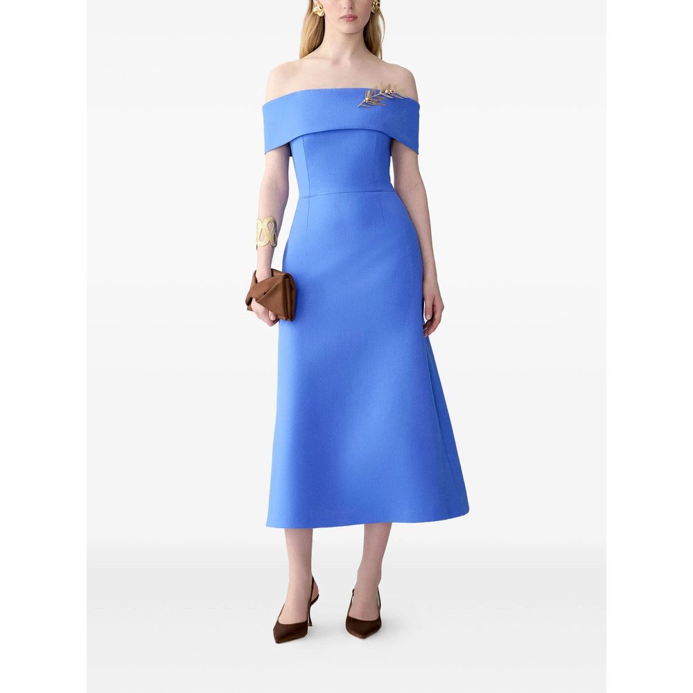 Carolina Herrera Carolina Herrera BLUE Dresses - Cocktail & Party Dresses Size M / US 6-8 / IT 42-44 - 4 Thumbnail