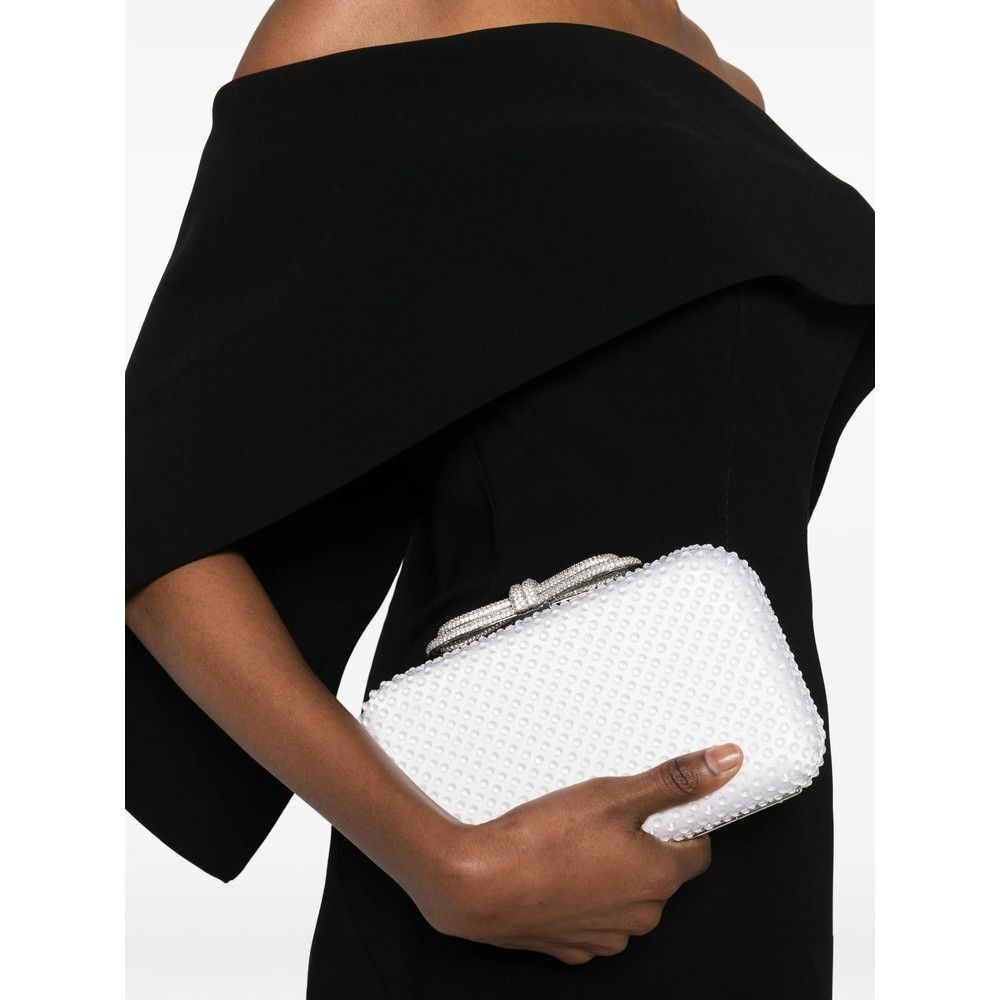 MACH & MACH Mach & Mach WHITE Clutch Bags Size ONE SIZE - 2 Thumbnail