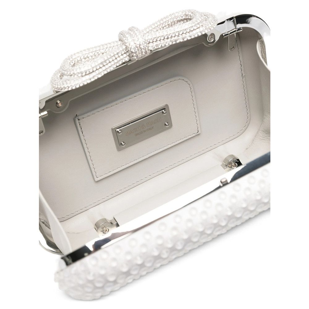 MACH & MACH Mach & Mach WHITE Clutch Bags Size ONE SIZE - 4 Thumbnail