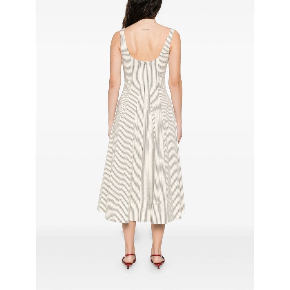 Staud Staud WHITE Dresses - Day Dresses Size XL / US 12-14 / IT 48-50 - 4 Thumbnail