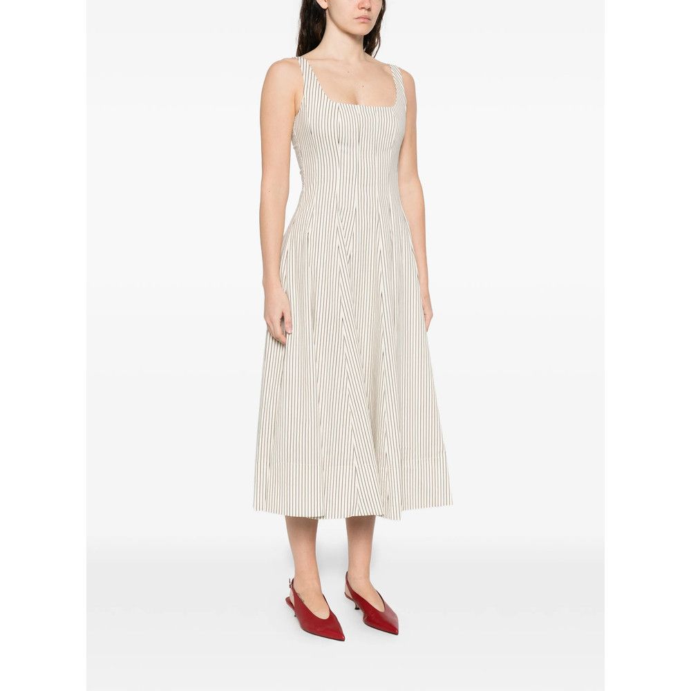 Staud Staud WHITE Dresses - Day Dresses Size XL / US 12-14 / IT 48-50 - 5 Thumbnail