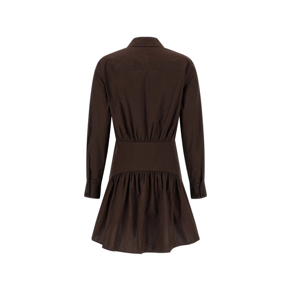 Staud Staud BROWN Dresses - Day Dresses Size XL / US 12-14 / IT 48-50 - 4 Thumbnail