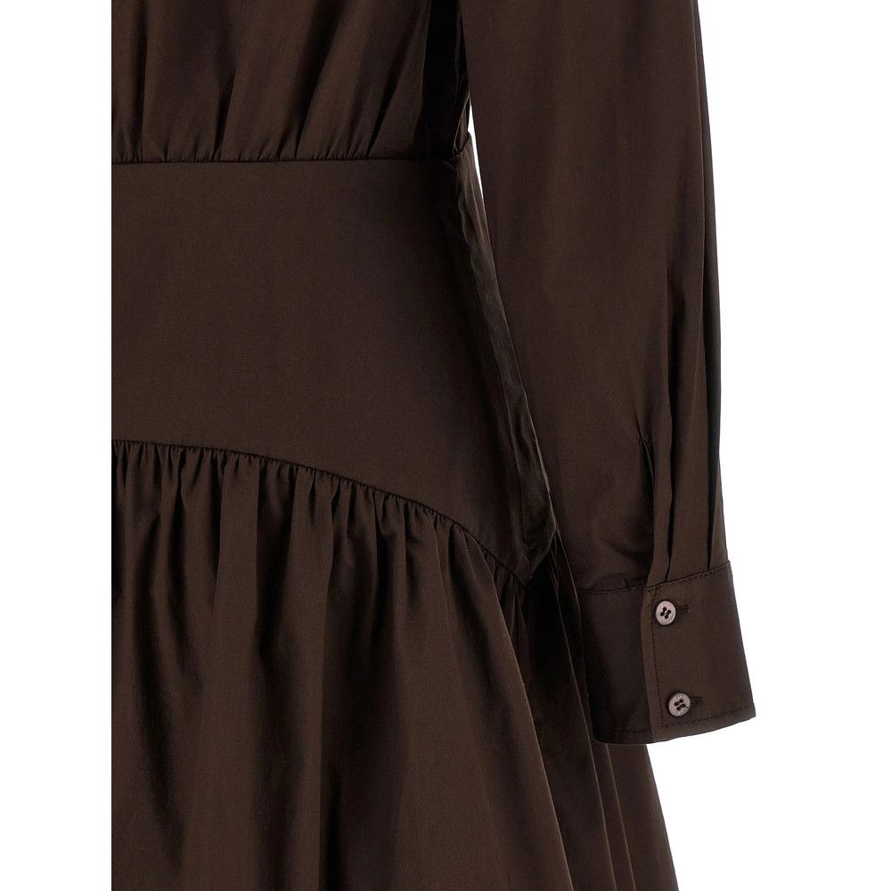 Staud Staud BROWN Dresses - Day Dresses Size XL / US 12-14 / IT 48-50 - 2 Thumbnail